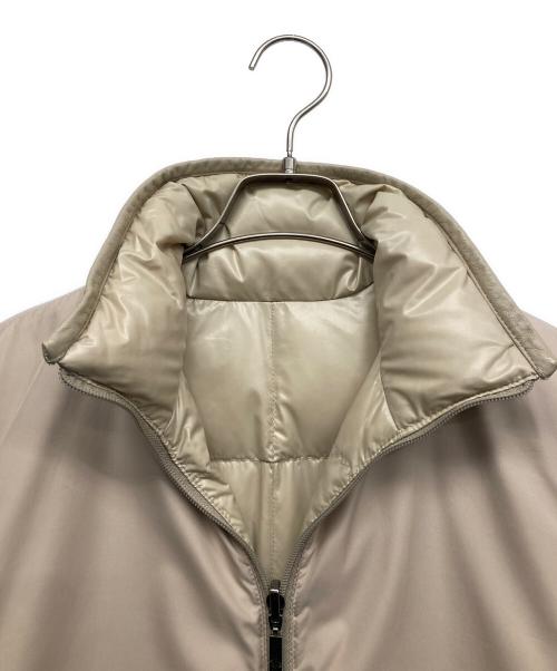MONCLER（モンクレール）MONCLER (モンクレール) リバーシブルロングダウンジャケット ベージュ サイズ:1の古着・服飾アイテム