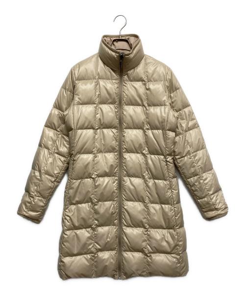 MONCLER（モンクレール）MONCLER (モンクレール) リバーシブルロングダウンジャケット ベージュ サイズ:1の古着・服飾アイテム