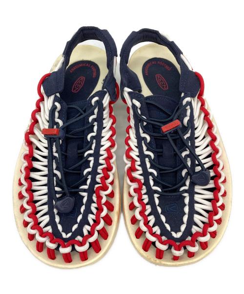 KEEN（キーン）KEEN (キーン) ユニークサンダル ネイビー×レッド サイズ:24の古着・服飾アイテム