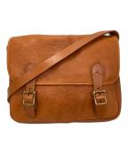 SLOWスロウ）の古着「bonoハンチングショルダーバッグ」｜ブラウン