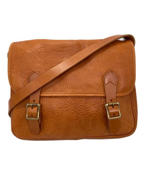 SLOW（スロウ）SLOW (スロウ) bonoハンチングショルダーバッグ ブラウンの古着・服飾アイテム