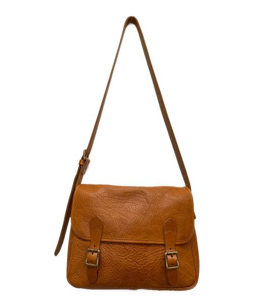 SLOW（スロウ）SLOW (スロウ) bonoハンチングショルダーバッグ ブラウンの古着・服飾アイテム