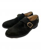 Burberry'sバーバリー）の古着「モンクストラップシューズ」｜ブラック