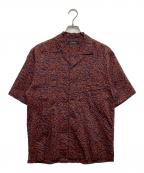 green label relaxingグリーンレーベルリラクシング）の古着「半袖シャツ」｜レッド×ブルー