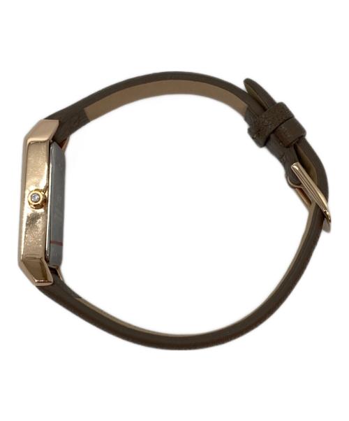 ete（エテ）ete (エテ) レクタングルフェイス ウォッチ ホワイトの古着・服飾アイテム