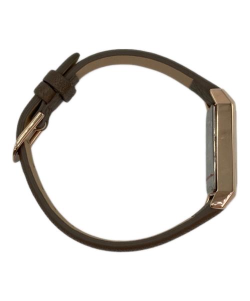 ete（エテ）ete (エテ) レクタングルフェイス ウォッチ ホワイトの古着・服飾アイテム