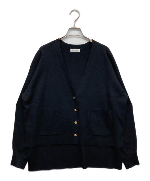 SALON adam et rope'（サロンアダムエロペ）SALON adam et rope' (サロンアダムエロペ) 金釦カーディガン ブラック サイズ:FREEの古着・服飾アイテム