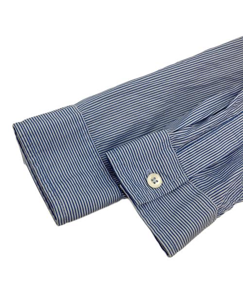 A.P.C.（アーペーセー）A.P.C. (アーペーセー) スキッパーストライプブラウス ブルー サイズ:36の古着・服飾アイテム