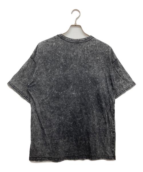 ALEXANDER WANG（アレキサンダー・ワン）ALEXANDER WANG (アレキサンダーワン) acid wash puff logo tee グレー サイズ:Lの古着・服飾アイテム