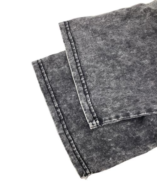 ALEXANDER WANG（アレキサンダー・ワン）ALEXANDER WANG (アレキサンダーワン) acid wash puff logo tee グレー サイズ:Lの古着・服飾アイテム