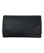 PRADAプラダ）の古着「4連キーケース」｜ブラック