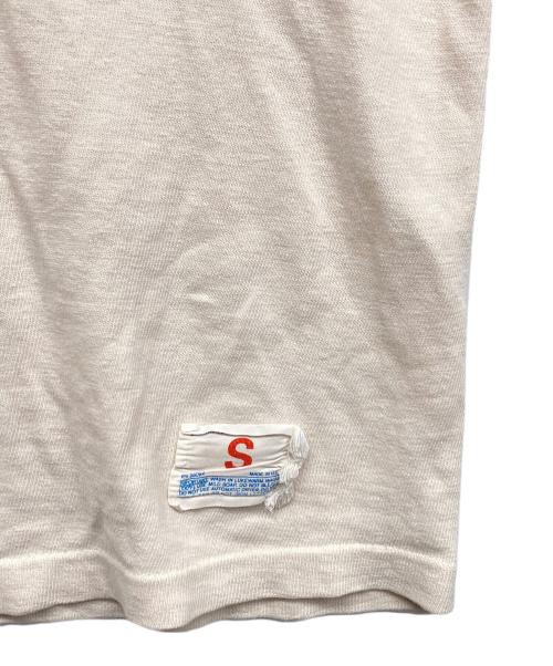 Champion（チャンピオン）Champion (チャンピオン) 70‘ｓフットボールTシャツ ベージュ サイズ:SMALLの古着・服飾アイテム