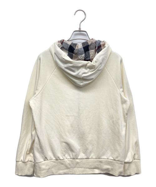 BLUE LABEL CRESTBRIDGE（ブルーレーベルクレストブリッジ）BLUE LABEL CRESTBRIDGE (ブルーレーベルクレストブリッジ) ジップパーカー ベージュ サイズ:38の古着・服飾アイテム