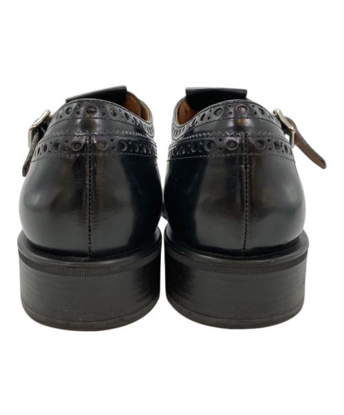 MIU MIU（ミュウミュウ）MIU MIU (ミュウミュウ) CHURCH'S (チャーチ) ダブルモンク ブローグシューズ ブラック サイズ:41の古着・服飾アイテム