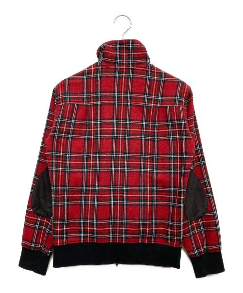 FRED PERRY（フレッドペリー）FRED PERRY (フレッドペリー) ウールチェックジャケット レッド サイズ:Ｓの古着・服飾アイテム