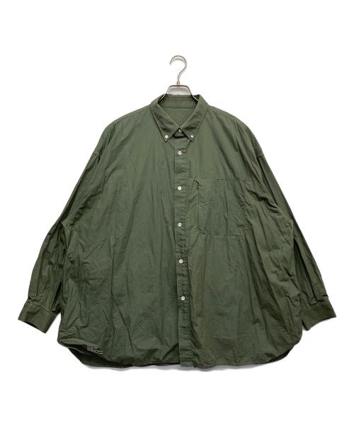 FreshService（フレッシュサービス）FreshService (フレッシュサービス) UTILITY B.D SHIRT グリーン サイズ:Fの古着・服飾アイテム
