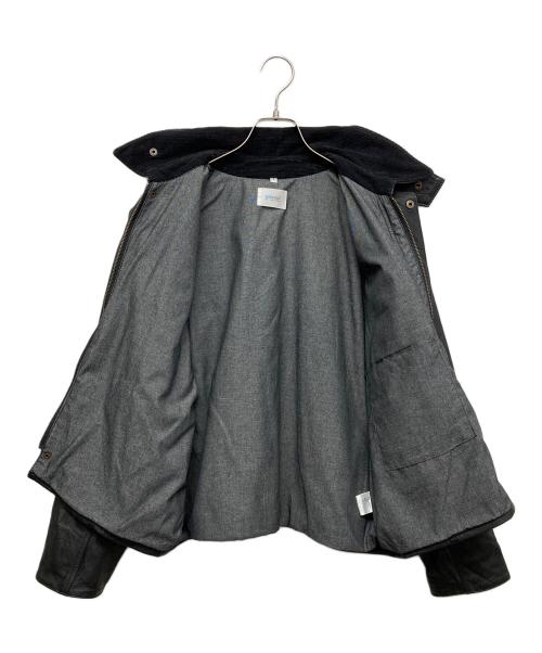 yoused（ユーズド）yoused (ユーズド) LEATHER FISHING JKT ブラック サイズ:1の古着・服飾アイテム