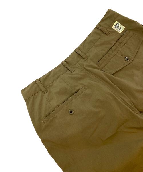 SSZ（エスエスズィー）SSZ (エスエスズィー) 2プリーツショートパンツ オリーブ サイズ:Ｍの古着・服飾アイテム