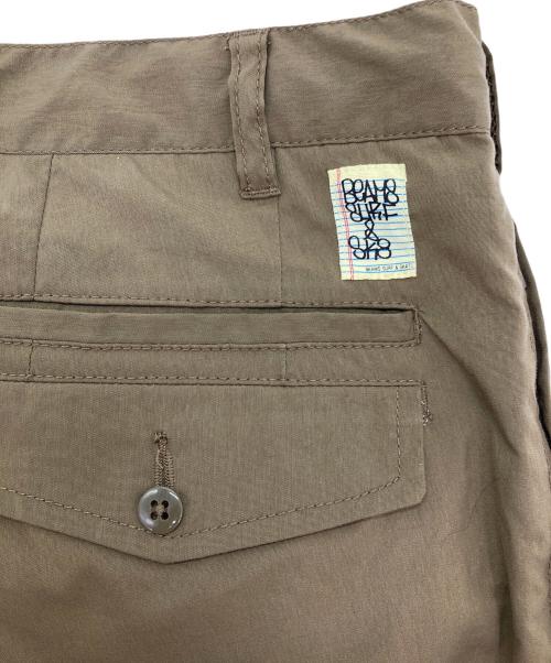 SSZ（エスエスズィー）SSZ (エスエスズィー) 2プリーツショートパンツ オリーブ サイズ:Ｍの古着・服飾アイテム