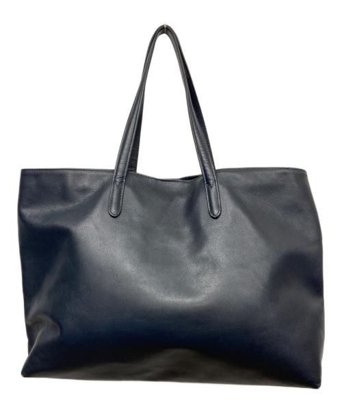 SLOW（スロウ）SLOW (スロウ) Lui's (ルイス) レザートートバッグ ネイビーの古着・服飾アイテム