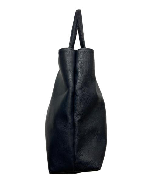 SLOW（スロウ）SLOW (スロウ) Lui's (ルイス) レザートートバッグ ネイビーの古着・服飾アイテム