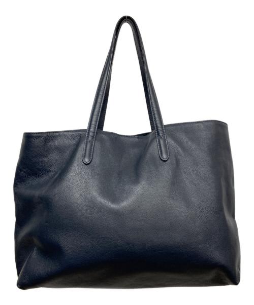 SLOW（スロウ）SLOW (スロウ) Lui's (ルイス) レザートートバッグ ネイビーの古着・服飾アイテム