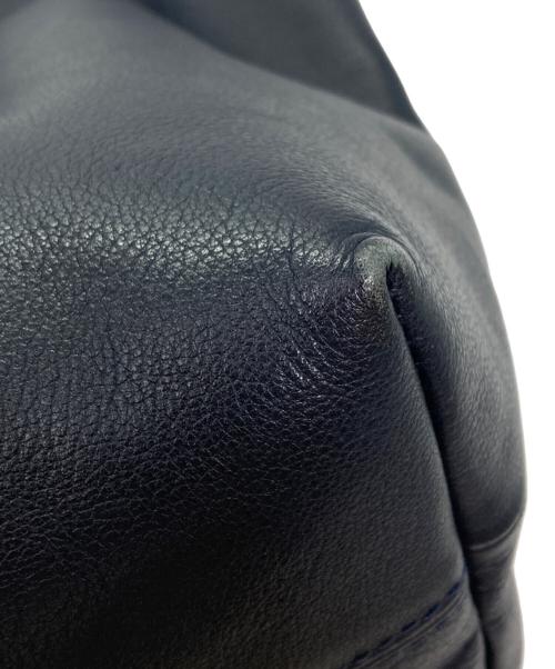 SLOW（スロウ）SLOW (スロウ) Lui's (ルイス) レザートートバッグ ネイビーの古着・服飾アイテム