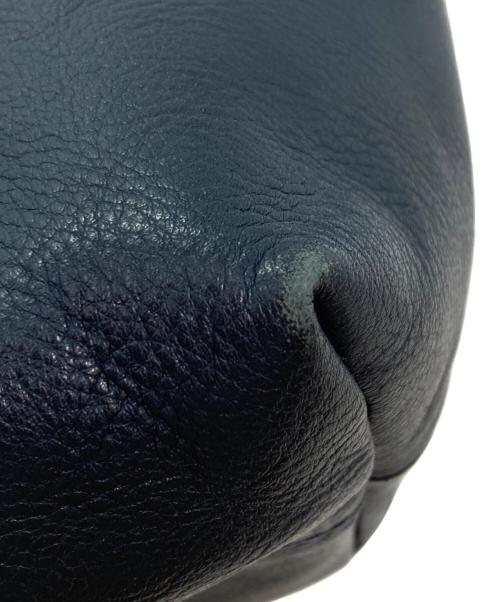 SLOW（スロウ）SLOW (スロウ) Lui's (ルイス) レザートートバッグ ネイビーの古着・服飾アイテム