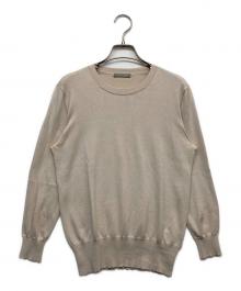 theory luxe（セオリーリュクス）の古着「クルーネックニット」｜ライトピンク