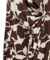 中古・古着 DIANE VON FURSTENBERG (ダイアンフォンファステンバーグ) ノースリーブシルクワンピース ブラウン：5000円