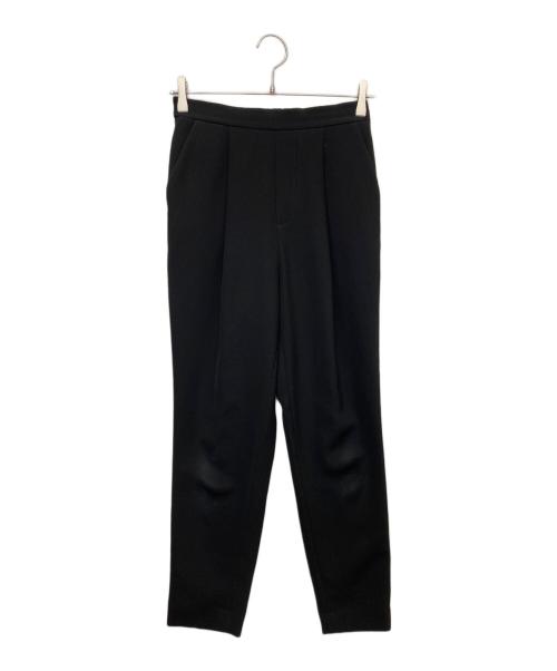 ENFOLD（エンフォルド）ENFOLD (エンフォルド) 2タックテーパードパンツ ブラック サイズ:36の古着・服飾アイテム