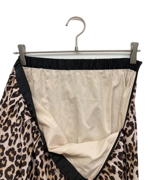 Diagram GRACE CONTINENTAL（ダイアグラム グレースコンチネンタル）Diagram GRACE CONTINENTAL (ダイアグラム グレースコンチネンタル) レオパードプリーツスカート ブラウン サイズ:freeの古着・服飾アイテム