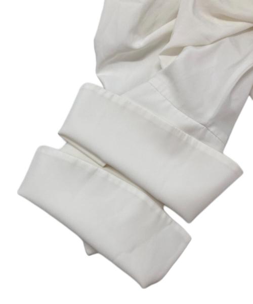 Snidel（スナイデル）Snidel (スナイデル) フリルパワショルブラウス ホワイト サイズ:1の古着・服飾アイテム