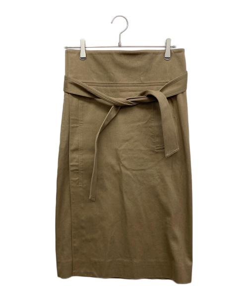 DRAWER（ドゥロワー）Drawer (ドゥロワー) ラップスカート オリーブ サイズ:38の古着・服飾アイテム