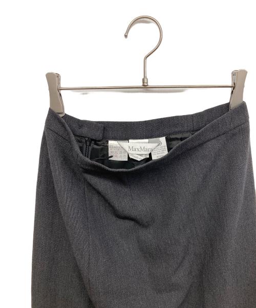 MaxMara（マックスマーラ）MaxMara (マックスマーラ) ミディスカート グレー サイズ:36の古着・服飾アイテム