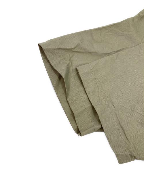 Dickies（ディッキーズ）Dickies (ディッキーズ) 半袖ワークシャツ ベージュ サイズ:Lの古着・服飾アイテム