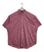 POLO RALPH LAURENポロ・ラルフローレン）の古着「半袖チェックシャツ」｜レッド