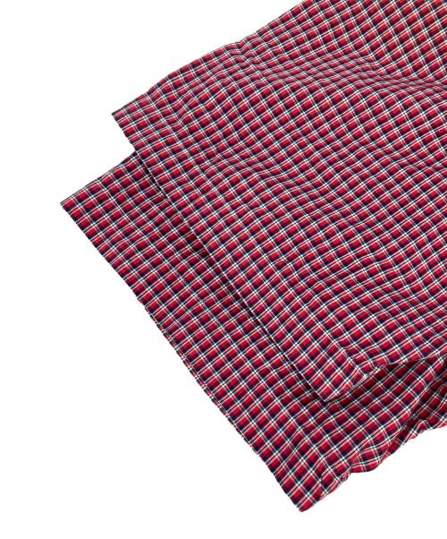 POLO RALPH LAUREN（ポロ・ラルフローレン）POLO RALPH LAUREN (ポロ・ラルフローレン) 半袖チェックシャツ レッド サイズ:XXLの古着・服飾アイテム