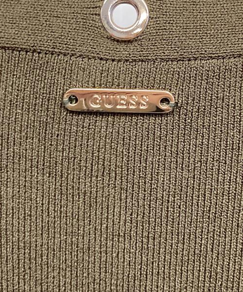 GUESS（ゲス）GUESS (ゲス) Emily Dress ノースリーブワンピース カーキ サイズ:Mの古着・服飾アイテム