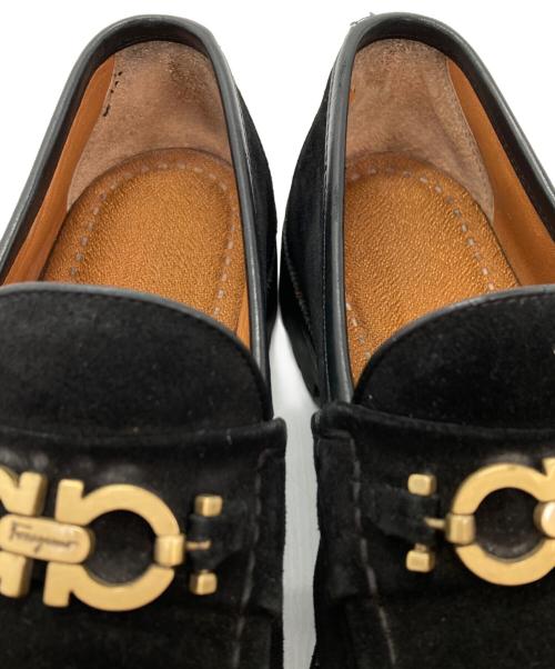 Salvatore Ferragamo（サルヴァトーレ フェラガモ）Salvatore Ferragamo (サルヴァトーレ フェラガモ) ガンチーニローファー ブラック サイズ:6 1/2の古着・服飾アイテム