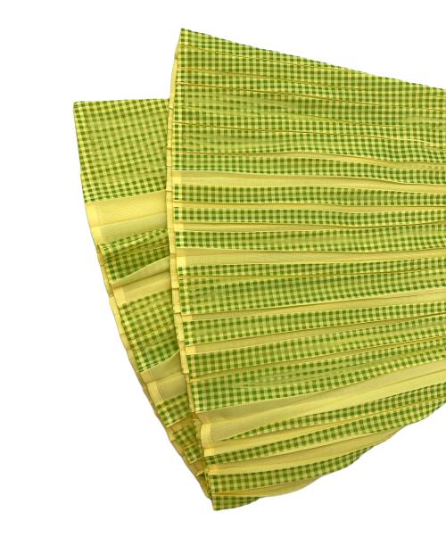 PLEATS PLEASE（プリーツプリーズ）PLEATS PLEASE (プリーツプリーズ) プリーツスカート イエロー サイズ:4の古着・服飾アイテム