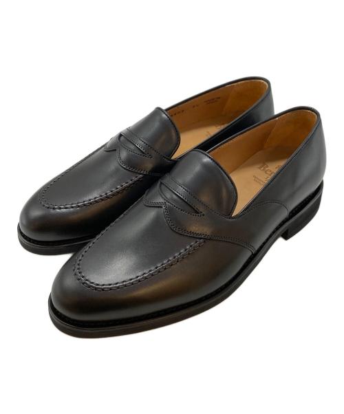 berwick（バーウィック）berwick (バーウィック) コインローファー ブラック サイズ:UK7.5の古着・服飾アイテム