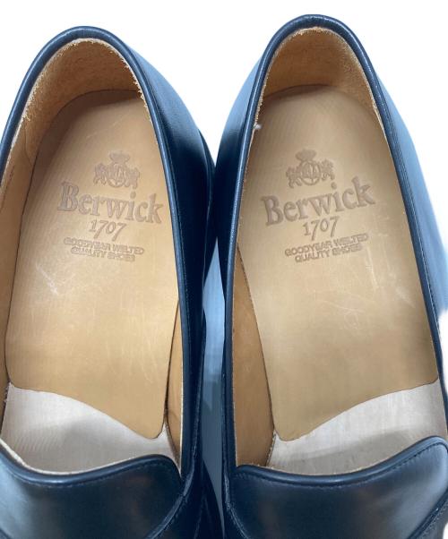 berwick（バーウィック）berwick (バーウィック) コインローファー ブラック サイズ:UK7.5の古着・服飾アイテム