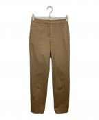 theory luxeセオリーリュクス）の古着「Cotton Linen Stretch Penna Gパンツ」｜ブラウン