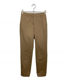 theory luxe（セオリーリュクス）の古着「Cotton Linen Stretch Penna Gパンツ」｜ブラウン