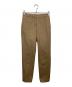 theory luxe（セオリーリュクス）の古着「Cotton Linen Stretch Penna Gパンツ」｜ブラウン