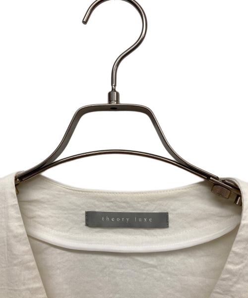 theory luxe（セオリーリュクス）theory luxe (セオリーリュクス) 麻ストレッチジャケット ホワイト サイズ:38の古着・服飾アイテム