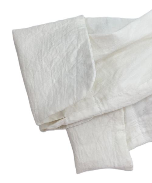 theory luxe（セオリーリュクス）theory luxe (セオリーリュクス) 麻ストレッチジャケット ホワイト サイズ:38の古着・服飾アイテム