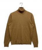 Drumohrドルモア）の古着「エクストラファインメリノウールタートルネックニット」｜ブラウン