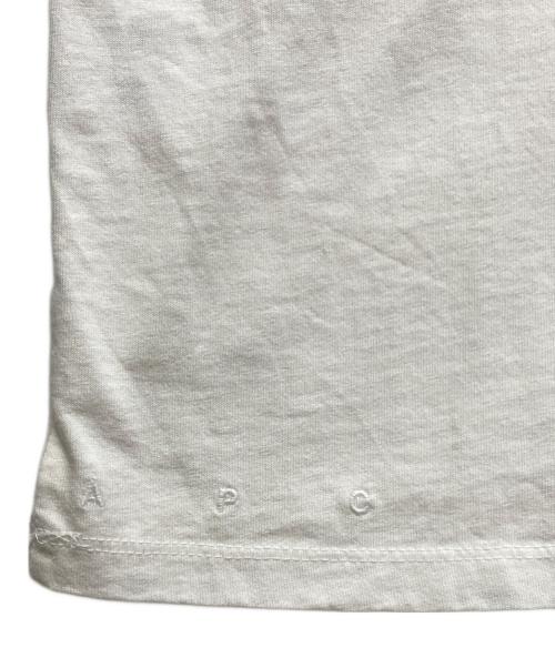 A.P.C.（アーペーセー）A.P.C. (アーペーセー) ロゴプリントTシャツ ホワイト サイズ:Sの古着・服飾アイテム